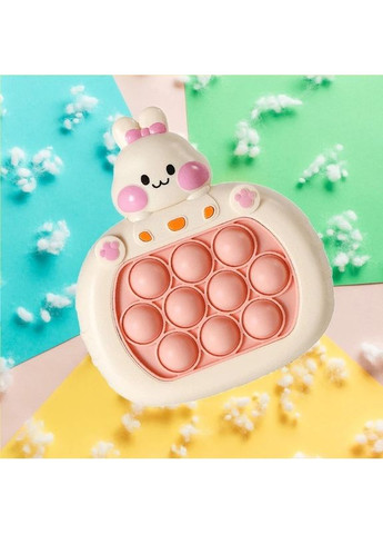 Электронная приставка консоль Quick Push Game приставка игры Pop It Антистресс-тек ток Rabbit Pink No Brand (365721824)