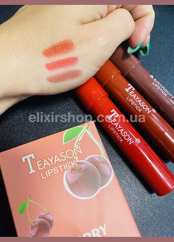 Набор помад Lipstick Cherry Bright 3 шт Teayason (315424354)