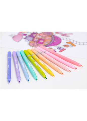 Фломастери 10 кол. Pastel Colorino (289479492)