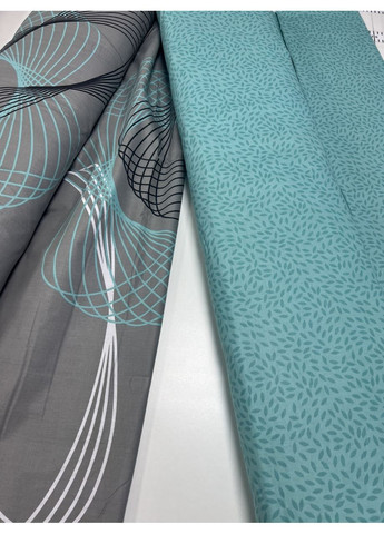 Постільна білизна Вихор, бязь Двоспальний на резинці Комфорт-текстиль підковдра 180х215 - 1шт, простирадло на резинці 160х200х34 - 1шт, наволочки 40х60 - 2шт (354823542)