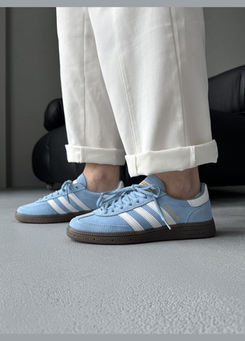 Кросівки жіночі і чоловічі Adidas Spezial Handball Blue White | Адідас Спеціал блакитні No Brand блакитні демісезони (342717921)