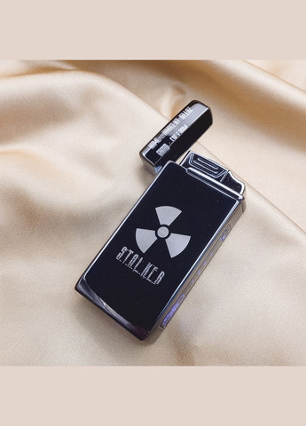 Електрична імпульсна запальничка USB+газ з лазерним гравіюванням TURBO. Гравіювання з обох сторін арт.69702 Stalker (316511143)