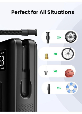Автомобильный насос CD259 Portable Tire Inflator Ugreen (370705621)