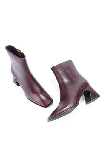 Жіночі Черевики 8099-0611 Бордовий Шкіра MIRATON (365434695)