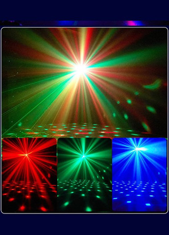DJ-524 светомузыка с пультом, лазерный диск проектор 360° с 6-ти лучевым подвижным эффектом Energolux (314964861)