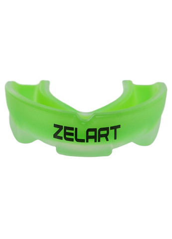 Капа боксерская односторонняя (однощелепная) двухкомпонентная (термопластик, салатовый) (BO-4507_Салатовый) Zelart (361435738)