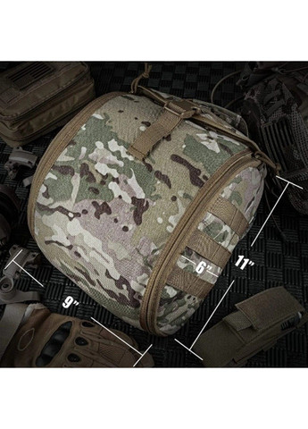 Сумка підсумок Mil-Tec для шолома з кріпленням Molle (Мультикам) No Brand (332634936)