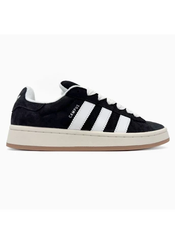 Черные демисезонные кроссовки мужские adidas campus core black адидас кампус черные No Brand
