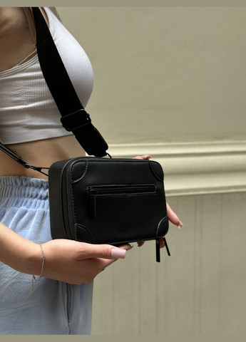 Сумка черная кросс-боди 60205 через плечо No Brand (299279282)