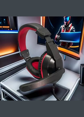 Игровые наушники с микрофоном и LED RGB подсветкой MA10PR Black No Brand (322317408)