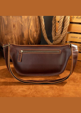 Кожаная сумка бананка вместительная bx9090c crazy horse Bexhill (315772232)