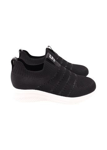 Чорні кросівки жіночі чорні текстиль Melanda 292-24LK