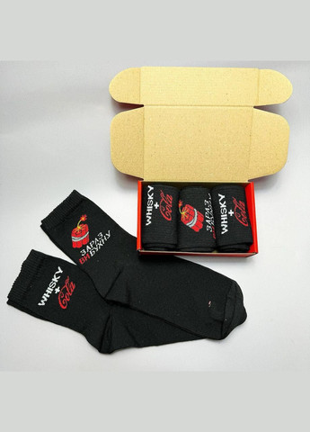 Чорні бокс жіночих шкарпеток 36-41 на 3 пари Vakko (307715007)