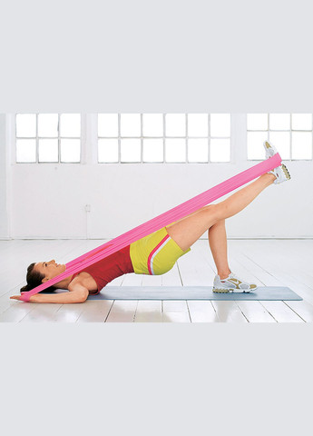 Стрічка еластична для фітнесу фіолетова, TPE, 5,5 м*150*0,45 мм Let's Go (360890566)