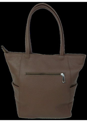 Жіноча шкіряна сумка на двох ручках, Україна коричнева Borsacomoda (360893865)