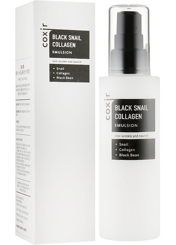 COXIR Антивікова емульсія для обличчя Black Snail Collagen Emulsion 100ml (2-896101) — Крем, Південна Корея (369796210)