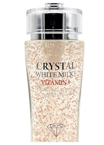 Есенція для обличчя з комплексом вітамінів, Crystal White Milky Essence Milky Essence Vitamin - 150 мл 3W Clinic (285813598)