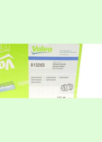 Компрессор кондиционера Renault Trafic 1.6/2.0 dCi 06 813265 (opt-om) Valeo (339642110)