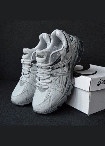 Серые демисезонные мужские кроссовки кеды серые кожаные с сеткой весенние летние стильные No Brand кросівки