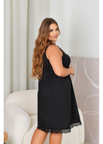 Женская ночная рубашка с гипюром на бретелях No Brand (369479878)