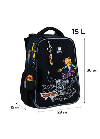 Рюкзак Education каркасний HW25-531M Hot Wheels Kite (369627572)