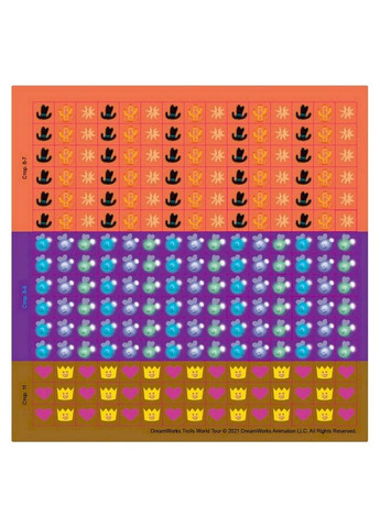 Лабіринти з наклейками "Шалені танці" Тролі 1249012, 450 наклейок Ranok Creative (315040471)