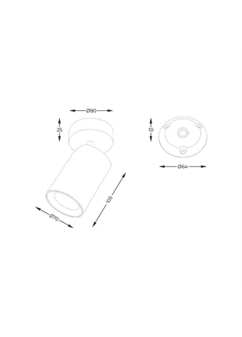 Спот ZUMALINE TLS006-WH TORE Zuma Line (402037096)