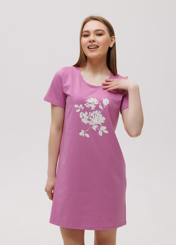 Хлопковая ночная рубашка S крокус (4820216311521) Наталюкс 48-2021 (329369922)