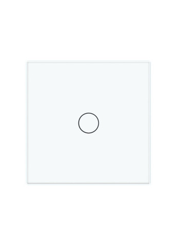 Бесшумный сенсорный проходной/перекрестный выключатель 1 сенсор стекло (VL-C701SQ-11) Livolo (370970410)