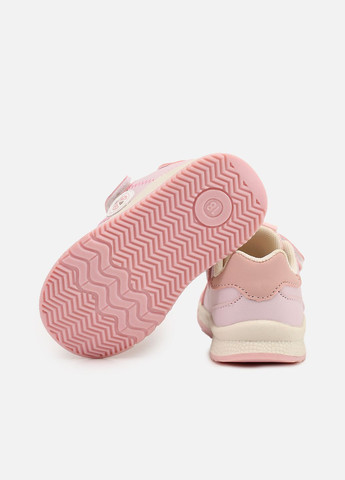 Рожеві осінні кросівки для дівчинки, на пласкій підошві колір рожевий цб-00273975 Kimboo
