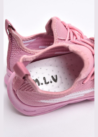 Розовые демисезонные кроссовки для девочки розового цвета Let's Shop