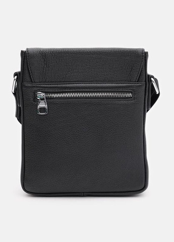 Сумка мужская через плечо кожаная K12062bl Черный Ricco Grande (302008619)