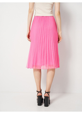 Розовая однотонная юбка H&M