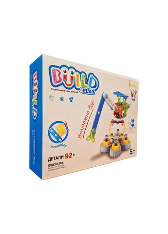 Конструктор Build&Play "Портовый кран" J-7701, 92 элемента Hanye (306435563)