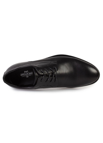 Черные классические туфли мужские бренда 9402222_(1) ModaMilano на шнурках