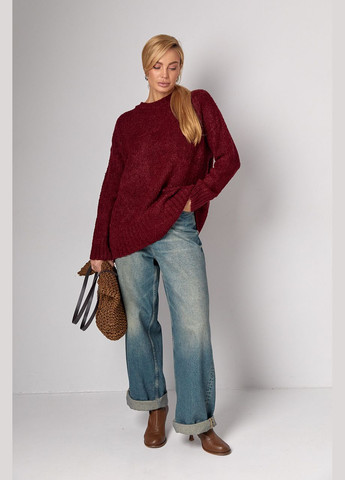 Женский удлиненный вязаный джемпер oversize Lurex (308725400)