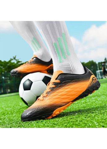 Черные футзалки сороконожки бампы мужские яркие No Brand