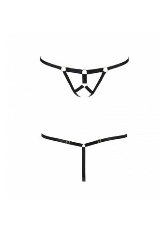 Трусики стрінги зі стреп Exclusive ARMANDA THONG black CherryLove Passion (282966263)