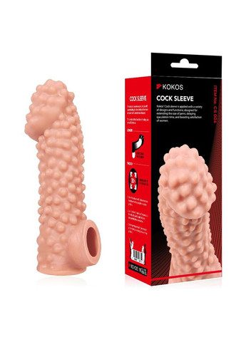 Насадка на член Cock Sleeve CS 004 M - CherryLove Kokos (339867934)