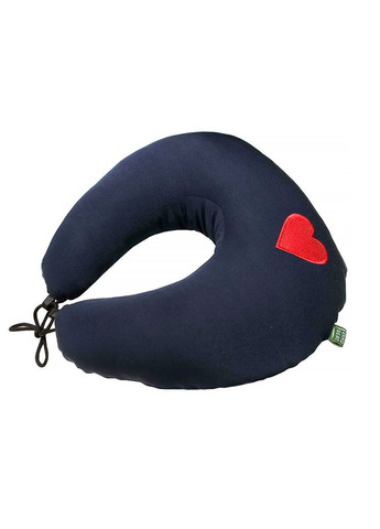 Подушка дорожня 35х35 см з сердечком полієстер/бавовна Ekko Seat Подушка дорожная 35х35 см с сердечком синий полиэстер/хлопок (316068640)