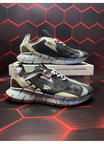 КРОСІВКИ ЖІНОЧІ REEBOK ZIG KINETICA CONCEPT РІБОК ЗІГ КІНЕТІКА No Brand чорні демісезони (368862540)