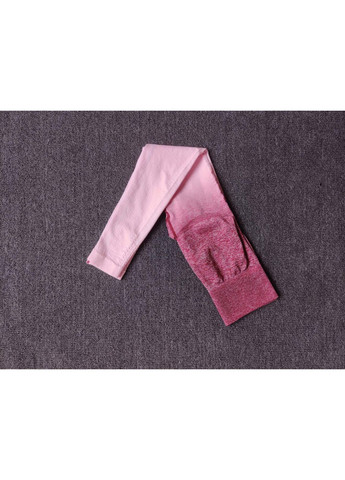 Легінси жіночі спортивні 6127 M рожеві Fashion (293971115)