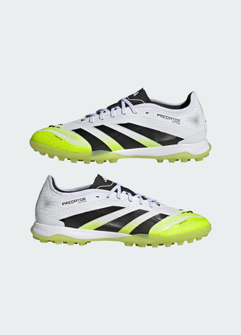 Білі літні бутси predator pro turf adidas