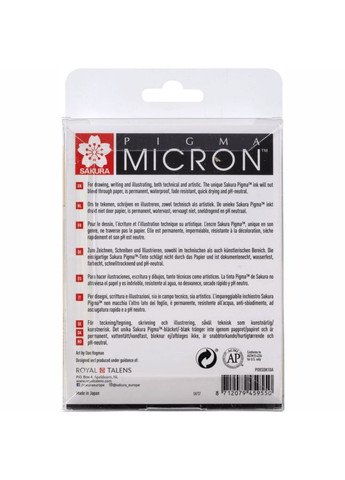 Набор линеров PIGMA Micron 10шт Sakura (364193476)