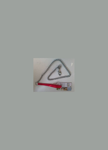 Поводокметаллическая цепь для собак 1 м х 3 мм, нейлон красный, 025271 Croci (278308151)