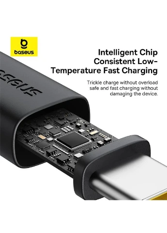Кабель Fast Charging USB to Type-C 60W 1m Gold+Black (P10377802U01-00) Baseus Dura Series (385617040)