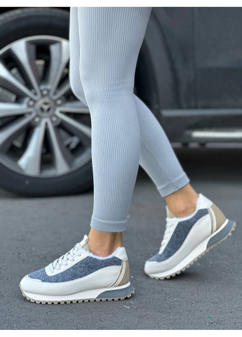 Зимові жіночі кросівки Stylish Touch сіро-голубі зими (361933002)