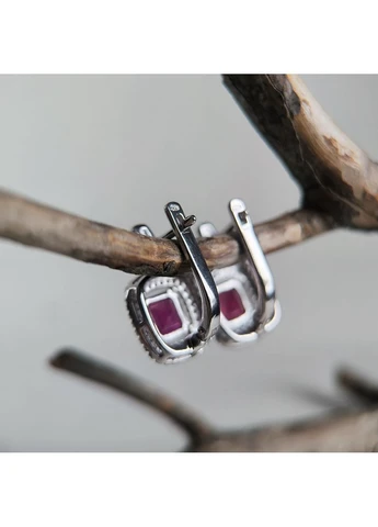 Сережки Silver Flame (382835751)