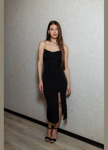 Чорна повсякденний сукня жіноча Україна однотонна