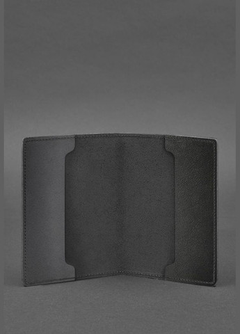 Кожаная обложка для военного билета офицера запаса 8.0 Черная (A-027681) BlankNote (329186756)